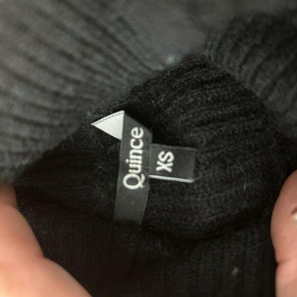 Quince Womens Baby Alpaca-Merino Wool Turtleneck Pullover Sweater Sz XS - Picture 5 of 8